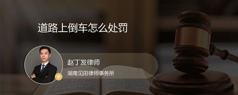 道路上倒车怎么处罚