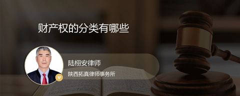 财产权的分类有哪些
