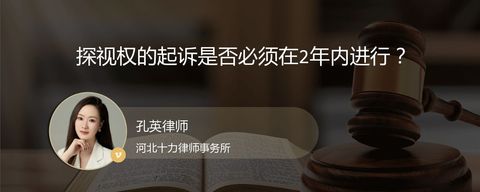 探视权的起诉是否必须在2年内进行？