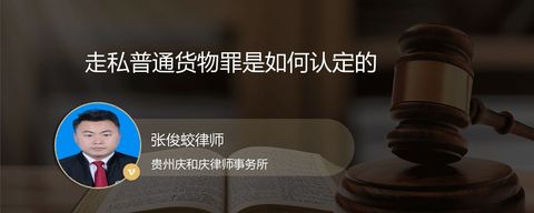 走私普通货物罪是如何认定的