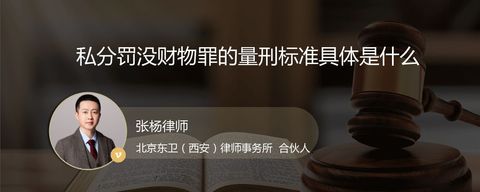 私分罚没财物罪的量刑标准具体是什么
