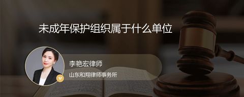 未成年保护组织属于什么单位