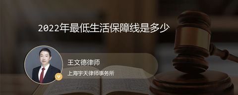 2022年最低生活保障线是多少