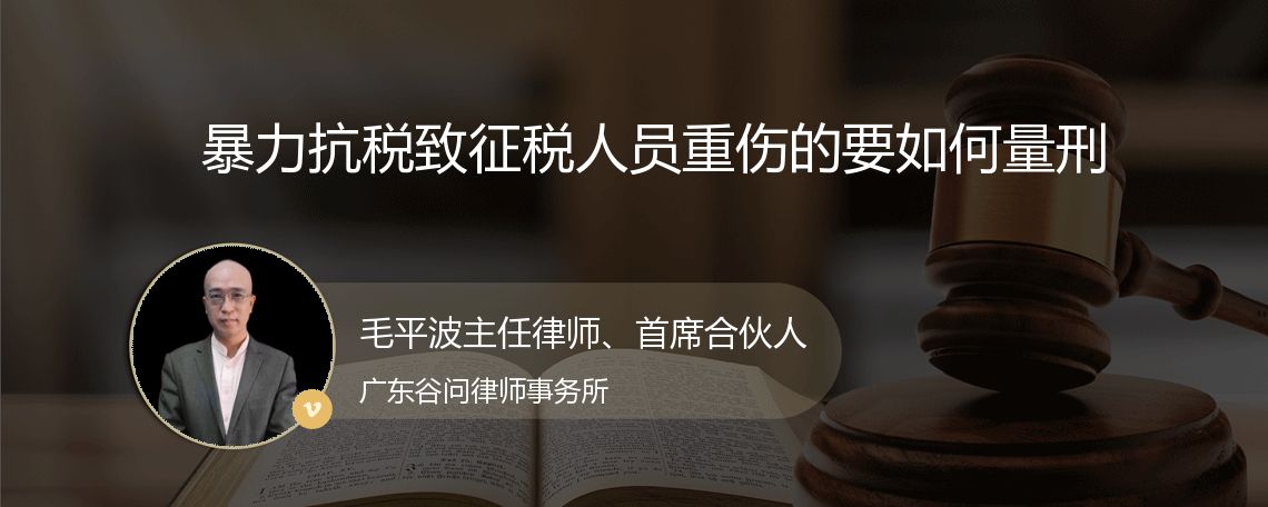 暴力抗税致征税人员重伤的要如何量刑