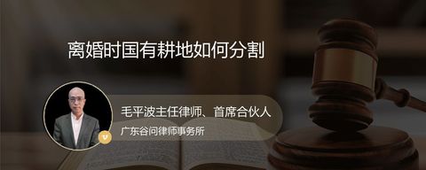 离婚时国有耕地如何分割