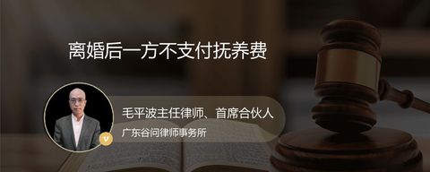 离婚后一方不支付抚养费