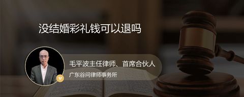 没结婚彩礼钱可以退吗