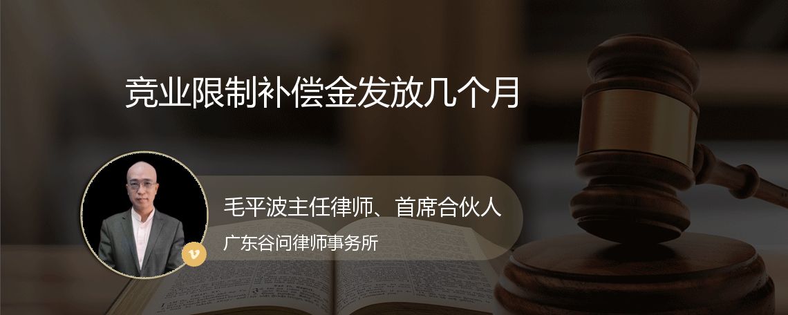 竞业限制补偿金发放几个月