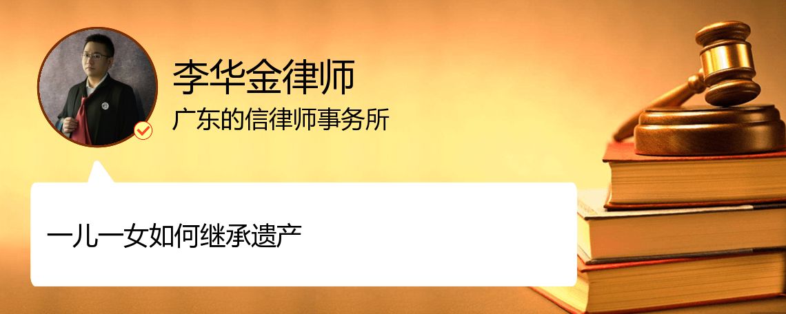 一儿一女如何继承遗产