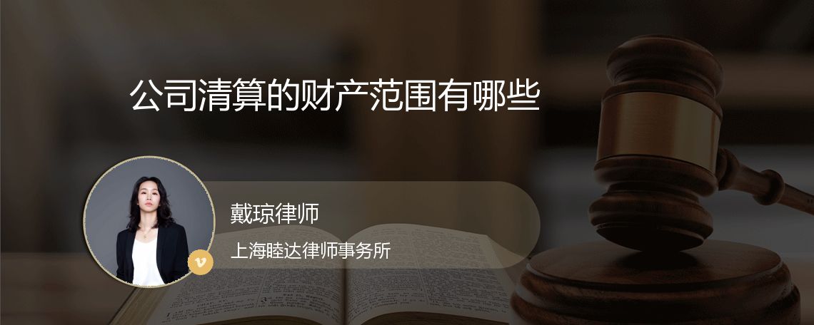 公司清算的财产范围有哪些