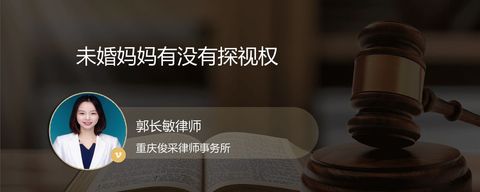 未婚妈妈有没有探视权