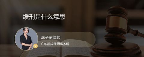 缓刑是什么意思