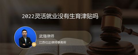2022灵活就业没有生育津贴吗