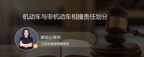 机动车与非机动车相撞责任划分？