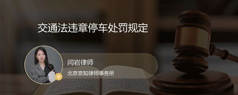 交通法违章停车处罚规定