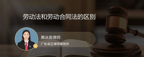 劳动法和劳动合同法的区别