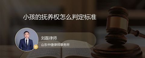 小孩的抚养权怎么判定标准